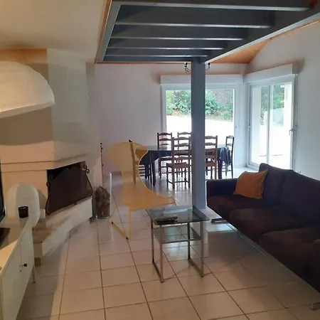 Maison Boisee, 800M De La Plage, 100M², 3 Chambres, Terrasse, Parking - Fr-1-777-18 펜션 생장드몽